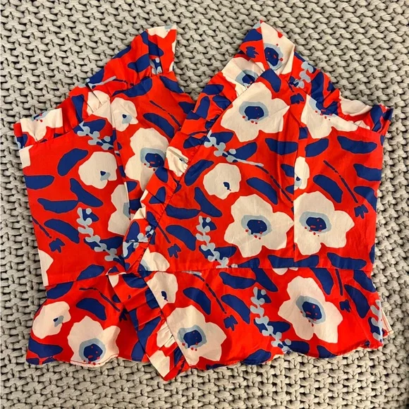 NWT Anthropologie Hutch Strapless Floral Ruffle Top - Picture 6 of 12